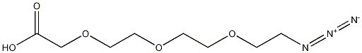 11-叠氮基-3,6,9-三氧代十一酸 结构式