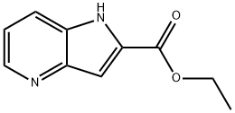4-氮杂吲哚-2-甲酸乙酯 结构式