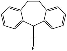 10,11-二氢-5H-二苯并[A,D]环庚烯-5-甲腈 结构式