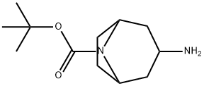 BOC-8-3-氨基-8-氮杂双环[3.2.1]辛烷值 结构式