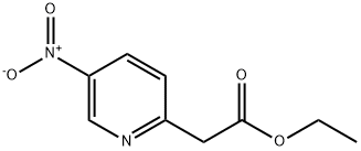 5-硝基-2-吡啶乙酸乙基酯 结构式