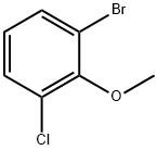 2-溴-6-氯苯甲醚 结构式