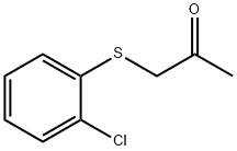 1-[(2-氯苯基)硫]-2-丙酮 结构式