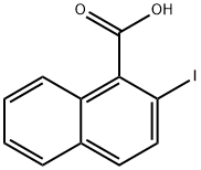 2-碘-1-萘酸 结构式
