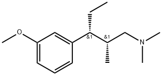 (2R,3R)-3-(3-甲氧基苯基)-N,N,2-三甲基戊胺 结构式