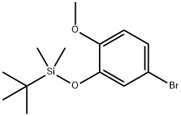 2-(T-BUTYLDIMETHYLSILYLOXY)-4-BROMOANISOLE 结构式