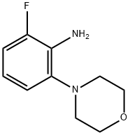 2-氟-6-吗啉苯胺 结构式