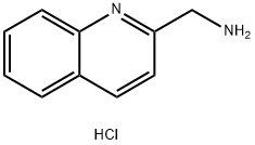 2-喹啉甲胺盐酸盐 结构式