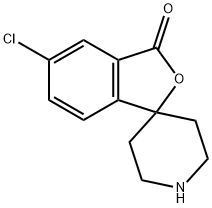 5-氯-3H-螺[异苯并呋喃-1,4'-哌啶]-3-酮盐酸盐 结构式