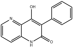 4-Hydroxy-3-phenyl-1,5-naphthyridin-2(1H)-one 结构式