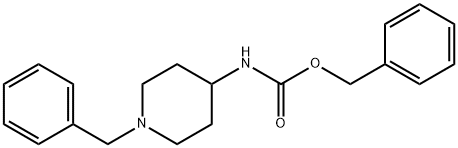 1-苄基-4-(CBZ-氨基)哌啶 结构式