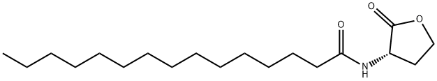 N-PENTADECANOYL-L-HOMOSERINE LACTONE 结构式