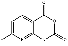 7-methyl-1H-pyrido[2,3-d][1,3]oxazine-2,4-dione 结构式