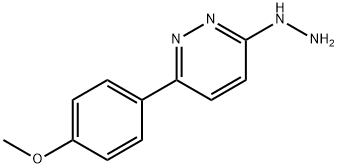 3-(p-Anisyl)-6-hydrazinopyridazine 结构式