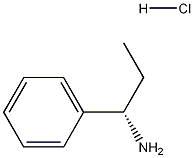 (S)-(-)-1-苯丙胺盐酸盐 结构式