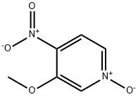 3-甲氧基-4-硝基吡啶 N-氧化物 结构式