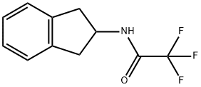 N-(2,3-二氢-1H-茚-2-基)-2,2,2-三氟乙酰胺 结构式