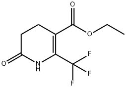 6-羟基-2-三氟甲基-4,5-二氢吡啶-3-羧酸乙酯 结构式