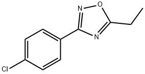3-(4-氯苯基)-5-乙基-1,2,4-恶二唑 结构式