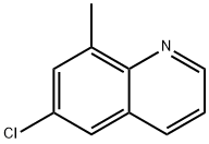 6-氯-8-甲基喹啉 结构式