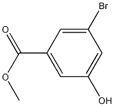 METHYL 3-BROMO-5-HYDROXYBENZOATE 结构式