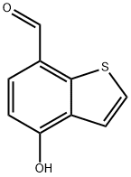 4-羟基-苯并[B]噻吩-7-羧醛 结构式