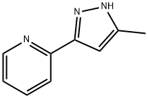 2-(5-甲基-1H-吡唑-3-基)吡啶 结构式