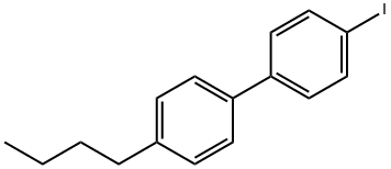 4-丁基-4'-碘联苯 结构式