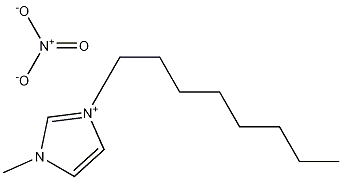 3-甲基-1-辛基咪唑硝酸盐 结构式