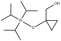 (1-((三异丙基甲硅烷基)氧基)环丙基)甲醇 结构式