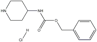 4-(CBZ-氨基)哌啶盐酸盐 结构式