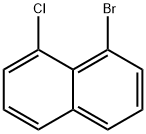 1-溴-8-氯萘 结构式