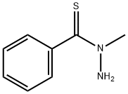 N-甲基-N-硫代苯甲酰肼 结构式