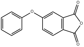 4-苯氧基邻苯二甲酸酐 结构式