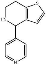 4-(Pyridin-4-yl)-4,5,6,7-tetrahydrothieno[3,2-c]pyridine 结构式