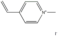 Pyridinium, 1-methyl-4-vinyl-, iodide 结构式