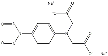 N,N-Dinitroso-p-phenylenediamine-N,N-diacetic Acid, Disodium Salt 结构式