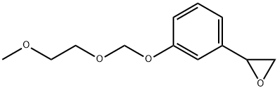 2-[3-[(2-Methoxyethoxy)methoxy]phenyl]oxirane 结构式