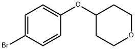 4-(4-BROMOPHENOXY)TETRAHYDRO-2H-PYRAN 结构式