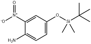 4-(tert-Butyldimethylsilyl)oxy-2-nitroaniline 结构式