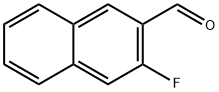 3-氟-2-萘甲醛 结构式