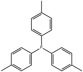 三(对甲基苯基)膦 结构式