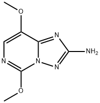 5,8-二甲氧基-[1,2,4]三唑并[1,5-C]嘧啶-2-胺 结构式