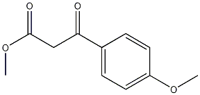 3-(4-甲氧苯基)-3-羰基丙酸甲酯 结构式