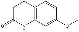 7-甲氧基-3,4-二氢喹啉-2(1H)-酮 结构式