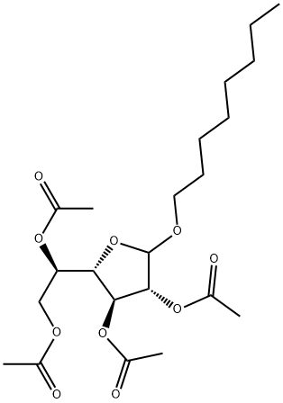 Octyl D-Galactofuranoside Tetraacetate 结构式
