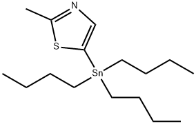 2-甲基-5-(三丁基锡)噻唑 结构式