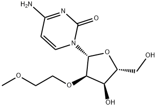 2'-O-(2-甲氧基乙基)胞苷 结构式