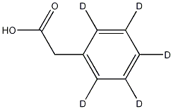 PHENYL-D5-ACETIC ACID 结构式