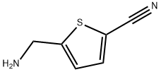 5-(氨基甲基)-2-噻吩甲腈 结构式